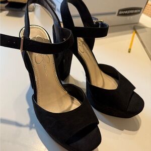 Jessica Simpson Platform Black Women's Heels